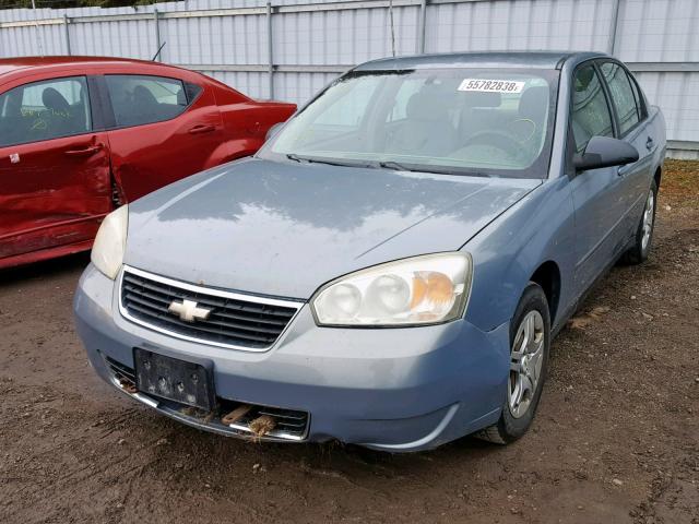 1G1ZS58F27F137903 - 2007 CHEVROLET MALIBU LS Mavi foto 2