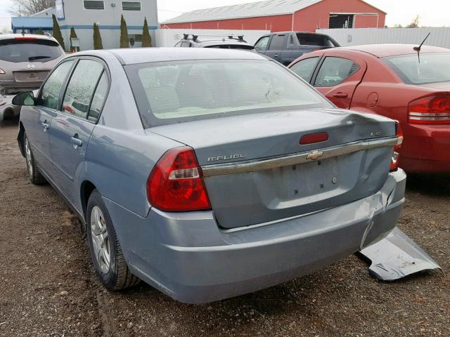 1G1ZS58F27F137903 - 2007 CHEVROLET MALIBU LS Mavi foto 3