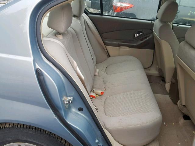1G1ZS58F27F137903 - 2007 CHEVROLET MALIBU LS Mavi foto 6