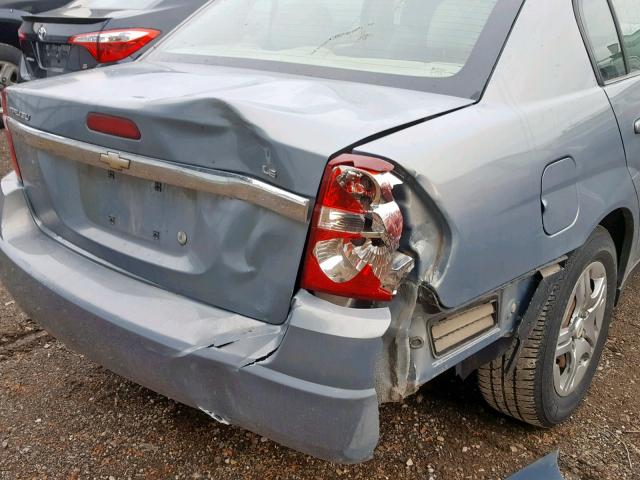 1G1ZS58F27F137903 - 2007 CHEVROLET MALIBU LS Mavi foto 9