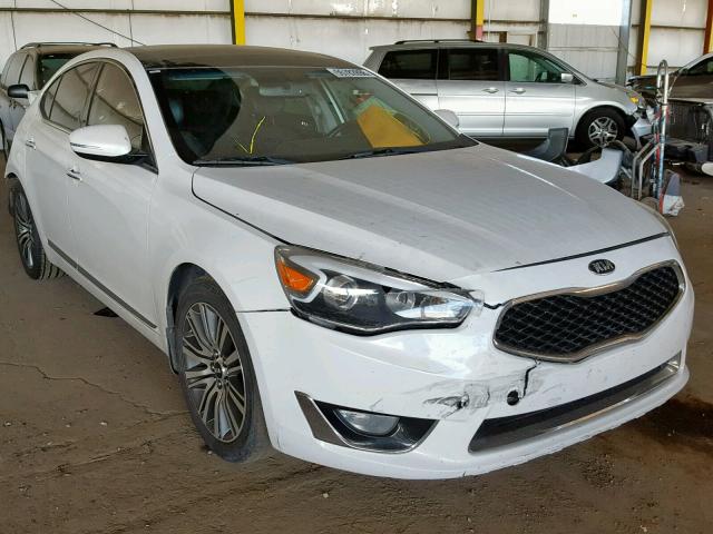 KNALN4D73E5121125 - 2014 KIA CADENZA PR WHITE photo 1