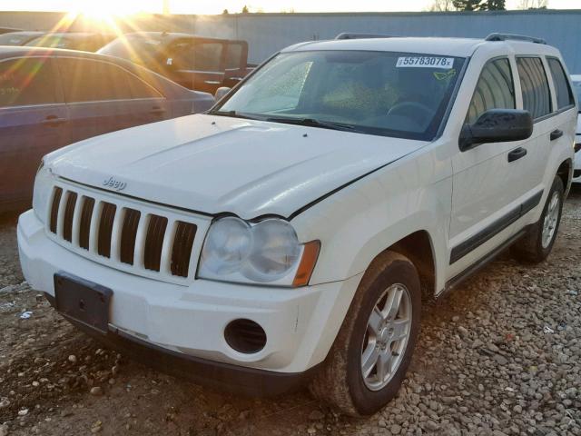 1J4GR48K45C679448 - 2005 JEEP GRAND CHER WHITE photo 2