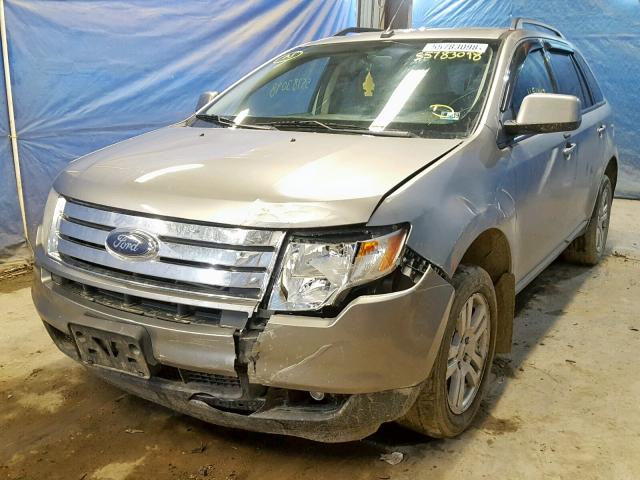 2FMDK38C48BA71932 - 2008 FORD EDGE SEL GRAY photo 2