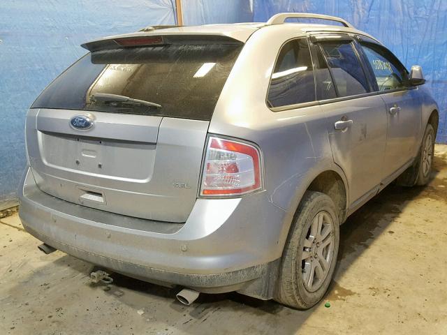 2FMDK38C48BA71932 - 2008 FORD EDGE SEL GRAY photo 4