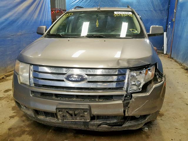 2FMDK38C48BA71932 - 2008 FORD EDGE SEL GRAY photo 9