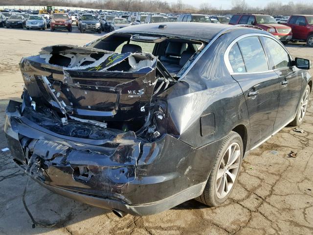 1LNHL9FT7AG603676 - 2010 LINCOLN MKS BLACK photo 4