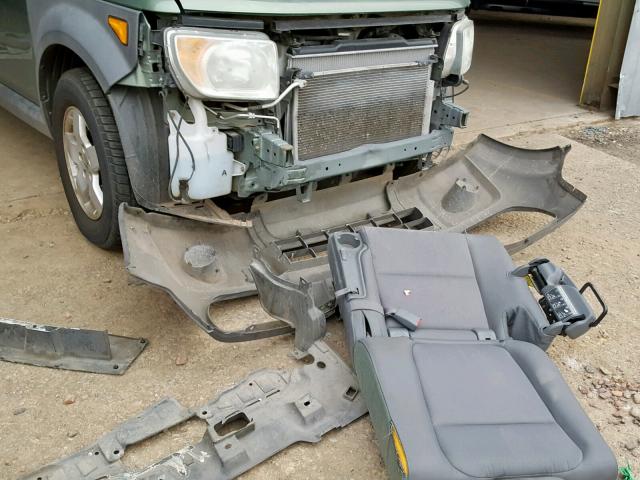 5J6YH28645L008991 - 2005 HONDA ELEMENT EX GREEN photo 9