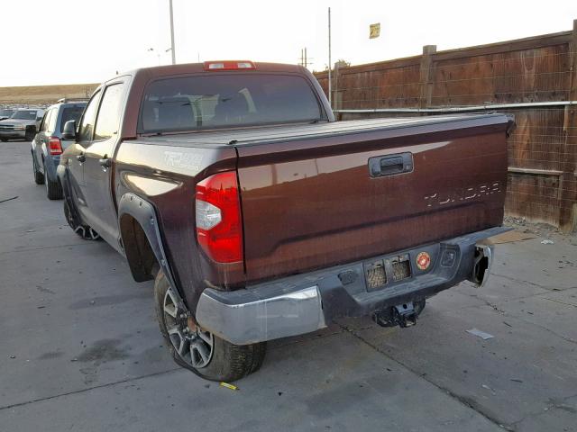 5TFDW5F16GX579042 - 2016 TOYOTA TUNDRA CRE BROWN photo 3