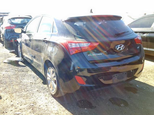 KMHD35LE8DU091364 - 2013 HYUNDAI ELANTRA GT BLACK photo 3