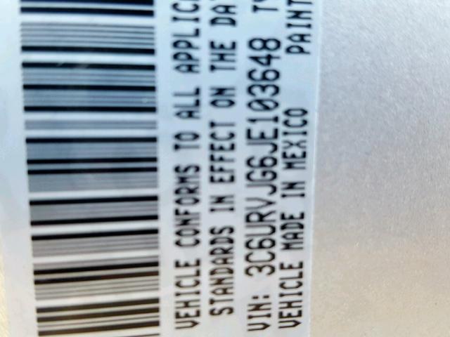 3C6URVJG6JE103648 - 2018 RAM PROMASTER 灰色 照片 10