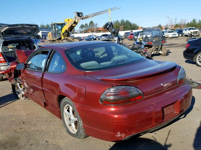 1G2WP12K32F257636 - 2002 PONTIAC GRAND PRIX წითელი ფოტო 3