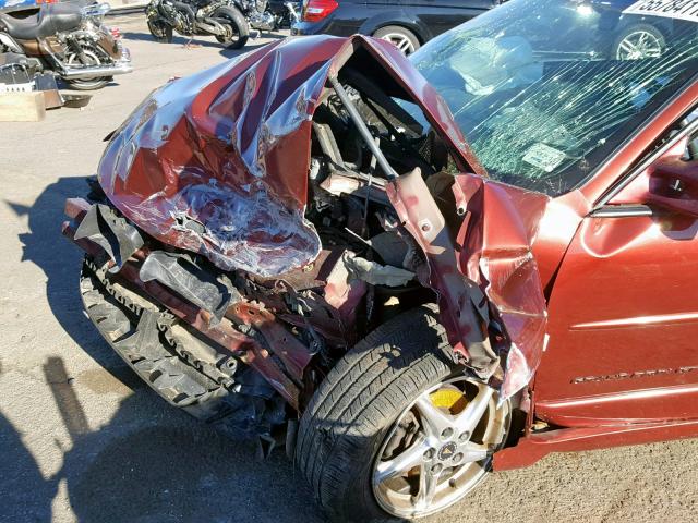 1G2WP12K32F257636 - 2002 PONTIAC GRAND PRIX წითელი ფოტო 9