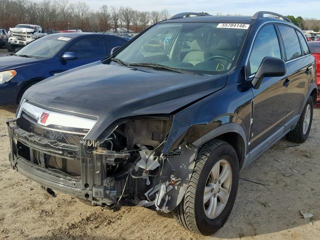 3GSDL43NX9S621585 - 2009 SATURN VUE XE BLACK photo 2