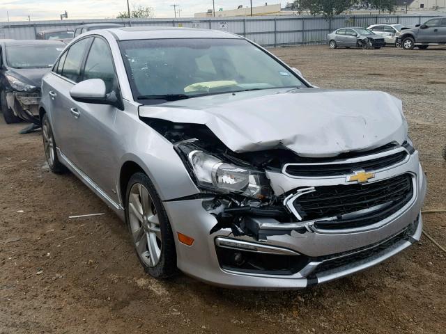 1G1PG5SB1F7115205 - 2015 CHEVROLET CRUZE LTZ SILVER photo 1