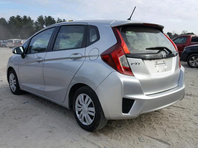 JHMGK5H58GX001998 - 2016 HONDA FIT LX SILVER photo 3