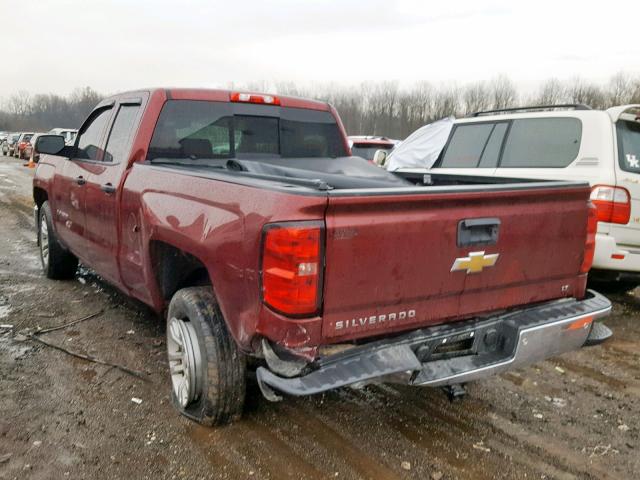 1GCRCREC4EZ153862 - 2014 CHEVROLET SILVERADO MAROON photo 3