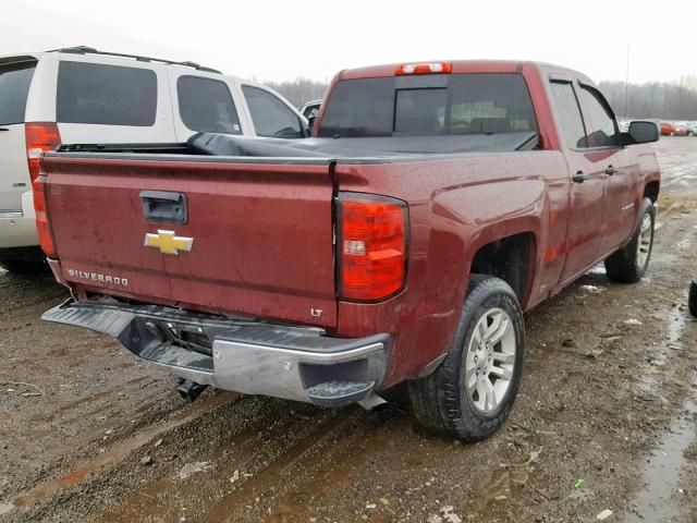 1GCRCREC4EZ153862 - 2014 CHEVROLET SILVERADO MAROON photo 4