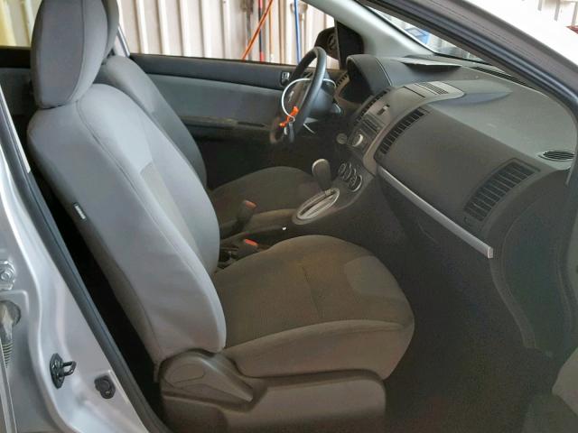 3N1AB6AP5CL681991 - 2012 NISSAN SENTRA 2.0 SILVER photo 5