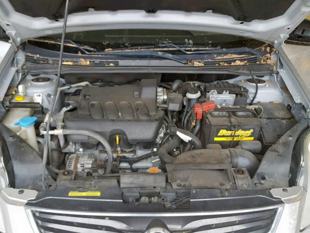 3N1AB6AP5CL681991 - 2012 NISSAN SENTRA 2.0 SILVER photo 7