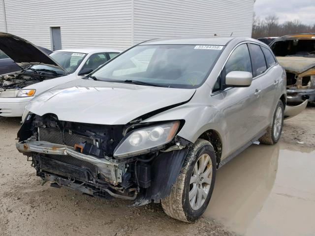 JM3ER293580189445 - 2008 MAZDA CX-7 SILVER photo 2