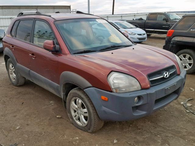 KM8JN12D97U622946 - 2007 HYUNDAI TUCSON SE BURGUNDY photo 1