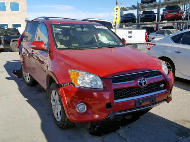 2T3DK4DV6AW033719 - 2010 TOYOTA RAV4 LIMIT RED photo 1