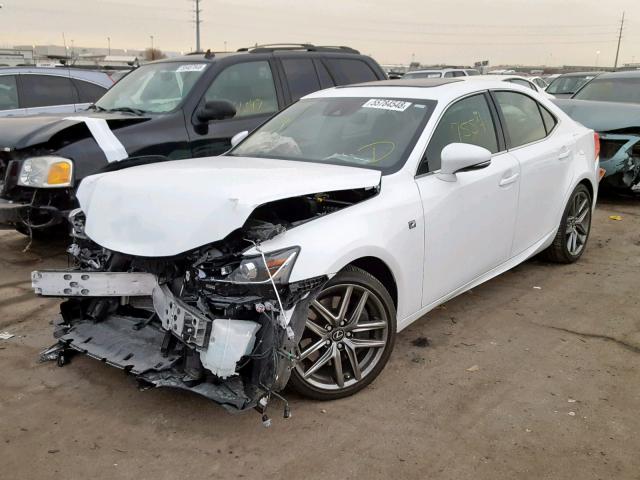 JTHCM1D28H5023512 - 2017 LEXUS IS 300 WHITE photo 2