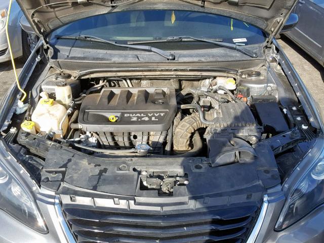 1C3CCBBB5DN522134 - 2013 CHRYSLER 200 TOURIN GRAY photo 7