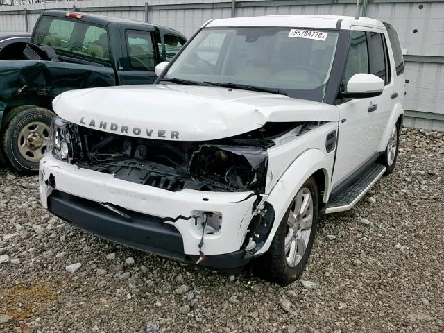 SALAG2V63GA789380 - 2016 LAND ROVER LR4 HSE WHITE photo 2