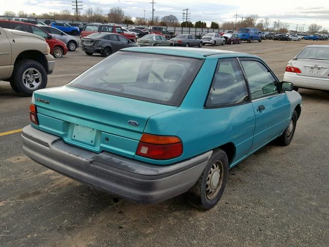 1FASP10J0TW152578 - 1996 FORD ESCORT GREEN photo 4