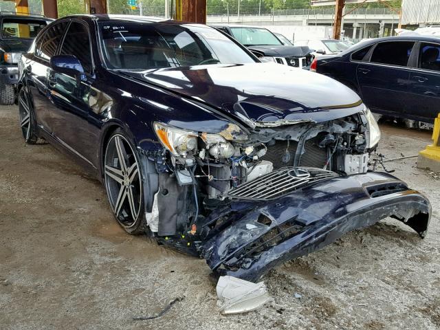 JTHBL46F375037428 - 2007 LEXUS LS 460 BLUE photo 1