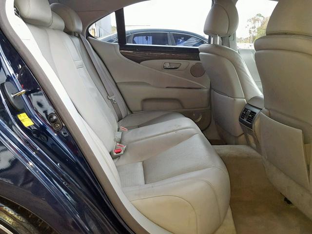 JTHBL46F375037428 - 2007 LEXUS LS 460 BLUE photo 6