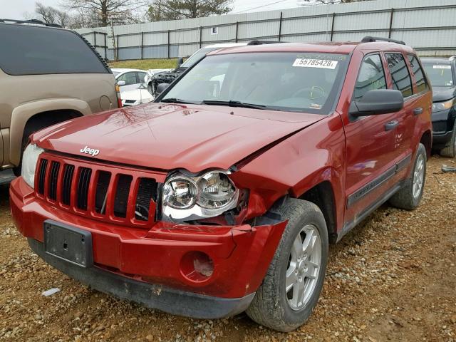 1J4GR48K36C249511 - 2006 JEEP GRAND CHER MAROON photo 2