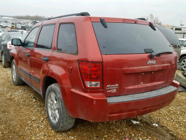 1J4GR48K36C249511 - 2006 JEEP GRAND CHER MAROON photo 3