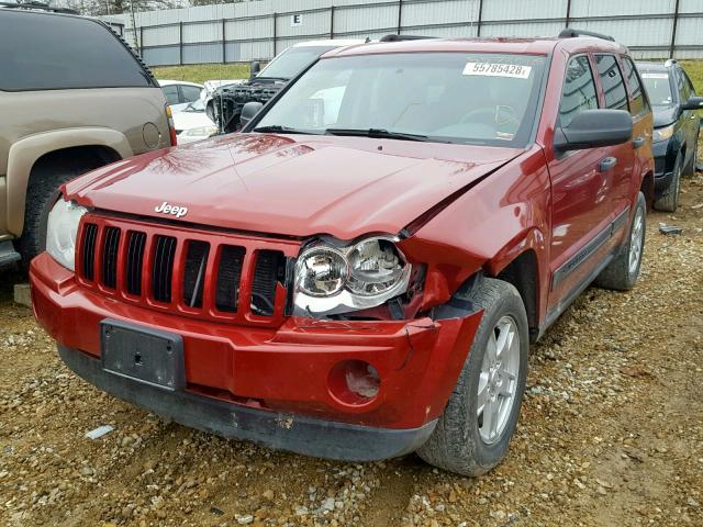 1J4GR48K36C249511 - 2006 JEEP GRAND CHER MAROON photo 9