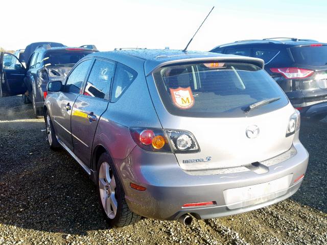 JM1BK344561525169 - 2006 MAZDA 3 HATCHBAC GRAY photo 3