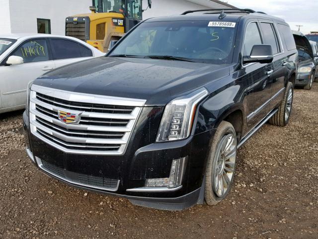 1GYS4UKJ1FR619411 - 2015 CADILLAC ESCALADE E BLACK photo 2