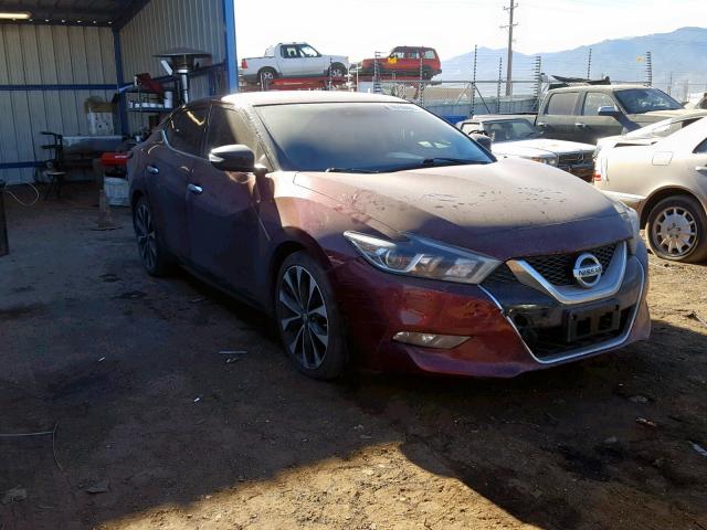 1N4AA6AP1GC409624 - 2016 NISSAN MAXIMA 3.5 MAROON photo 1