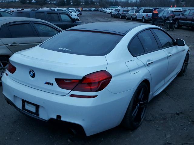 WBA6B8C57EDZ72721 - 2014 BMW 640 XI WHITE photo 4