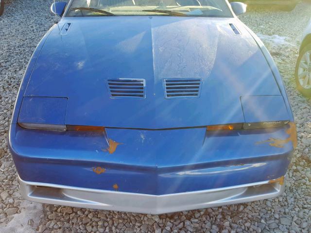 1G2FW21E3KL221824 - 1989 PONTIAC FIREBIRD T BLUE photo 7