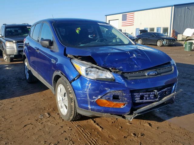 1FMCU0F73FUA77058 - 2015 FORD ESCAPE S BLUE photo 1