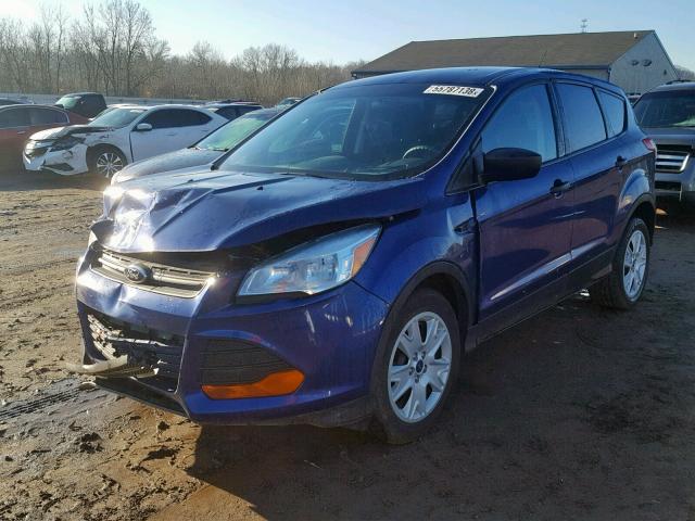 1FMCU0F73FUA77058 - 2015 FORD ESCAPE S BLUE photo 2