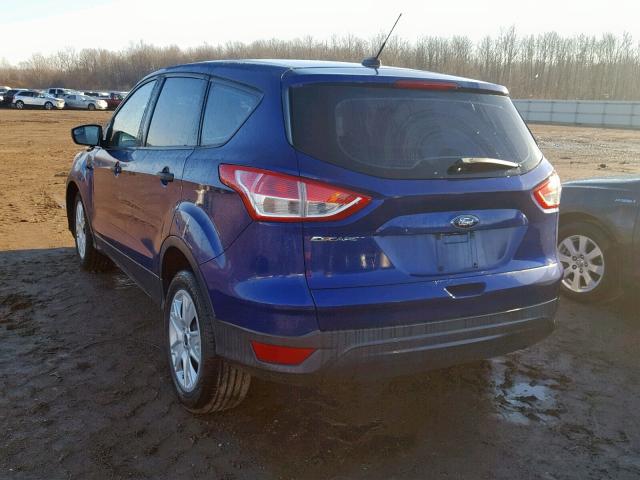 1FMCU0F73FUA77058 - 2015 FORD ESCAPE S BLUE photo 3