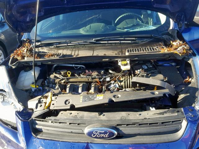 1FMCU0F73FUA77058 - 2015 FORD ESCAPE S BLUE photo 7