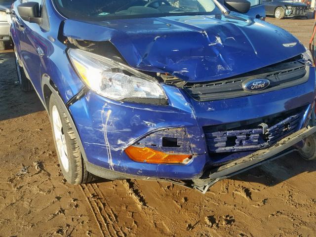 1FMCU0F73FUA77058 - 2015 FORD ESCAPE S BLUE photo 9