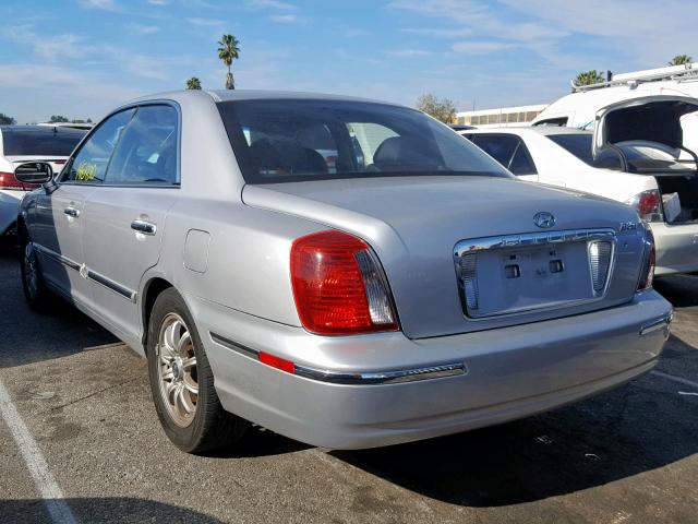 KMHFU45E04A271694 - 2004 HYUNDAI XG 350 SILVER photo 3