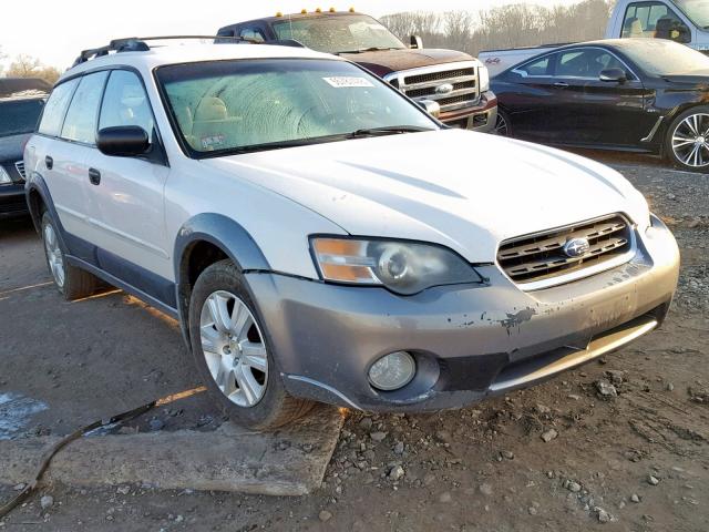 4S4BP61C956326234 - 2005 SUBARU LEGACY OUT WHITE photo 1