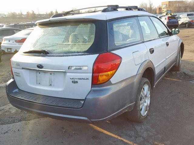 4S4BP61C956326234 - 2005 SUBARU LEGACY OUT WHITE photo 4