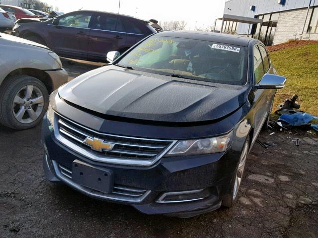 2G1155S34E9301323 - 2014 CHEVROLET IMPALA LTZ BLACK photo 2