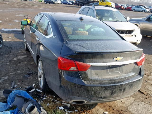 2G1155S34E9301323 - 2014 CHEVROLET IMPALA LTZ BLACK photo 3